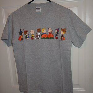 VTG PEANUTS CHARLIE BROWN GREAT PUMPKIN T-SHIRT HALLOWEEN SZ SM